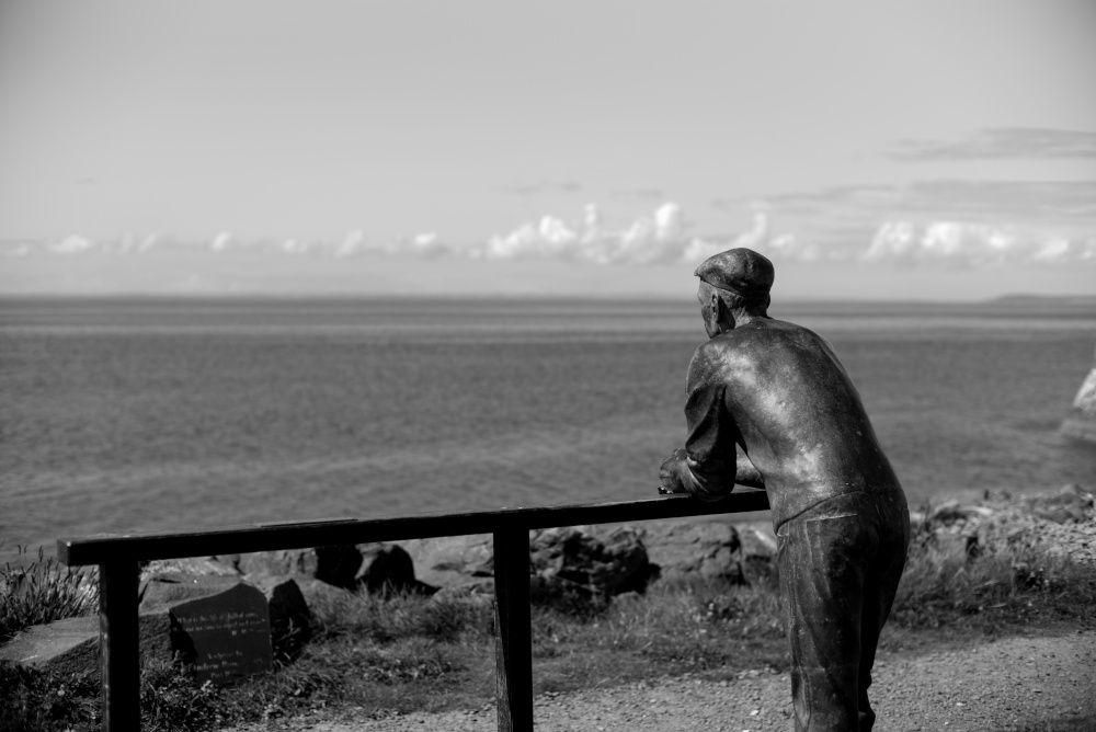 Photograph of Fisherman statue, Port William