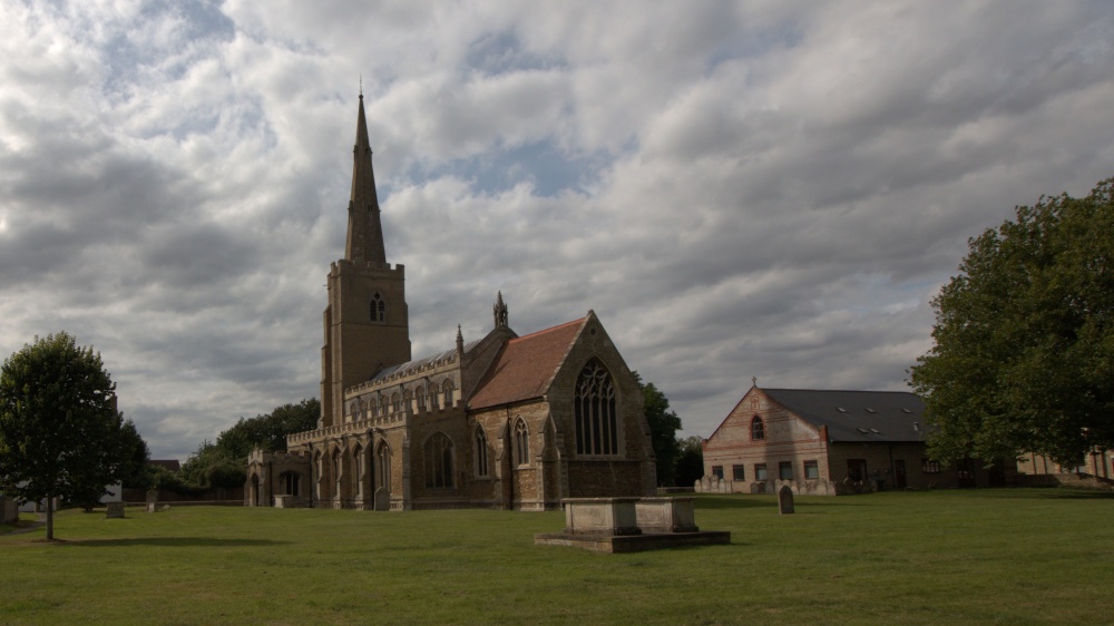 Photograph of St Wendreda's Church, March
