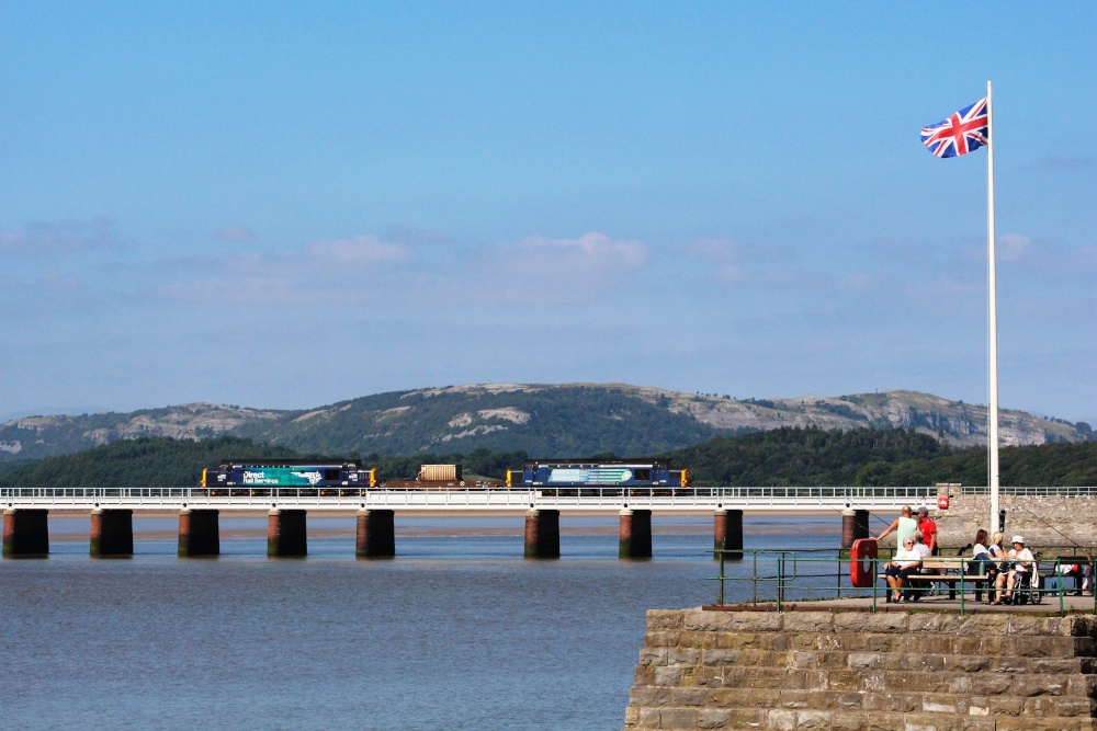 Arnside Pier and viaduct.