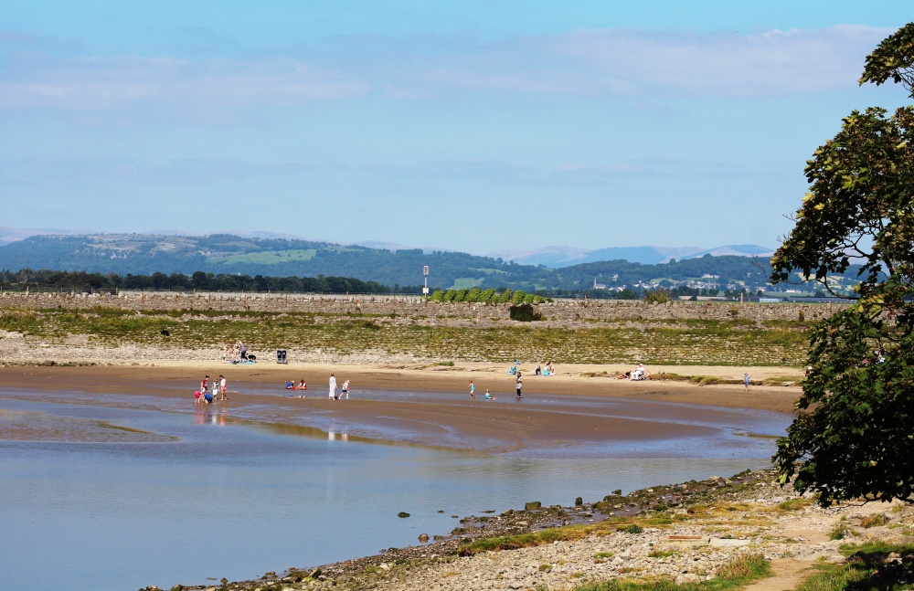 On the sands at Arnside, Cumbria photo by Andrew Bell