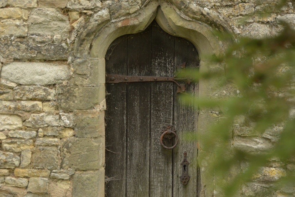 Side Door of St Michael's Church, Ufton, Warwickshire