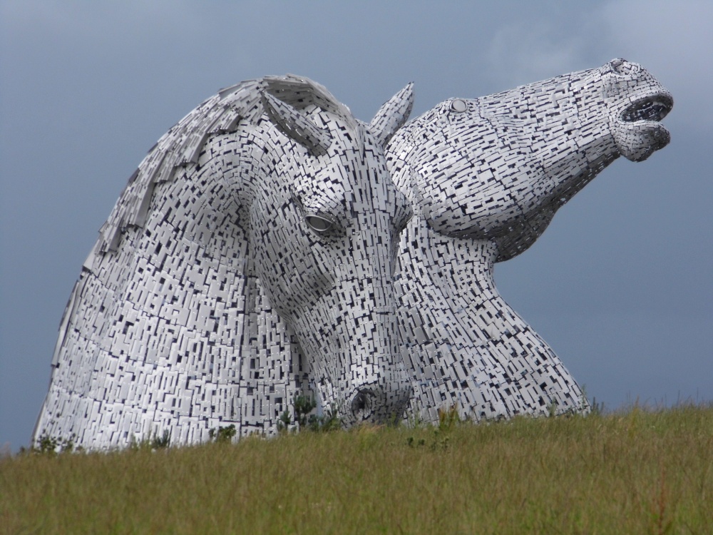 The Kelpies.