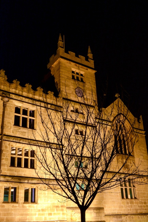 Shrewsbury Library at Night