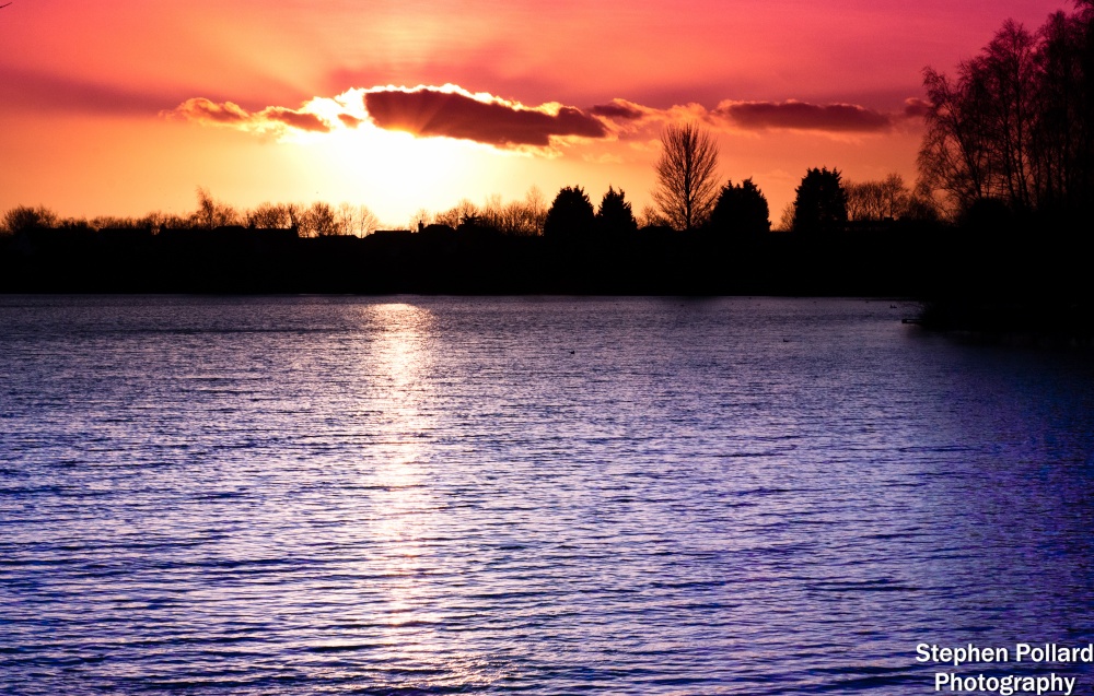 Photograph of Sunset at Balderton lake