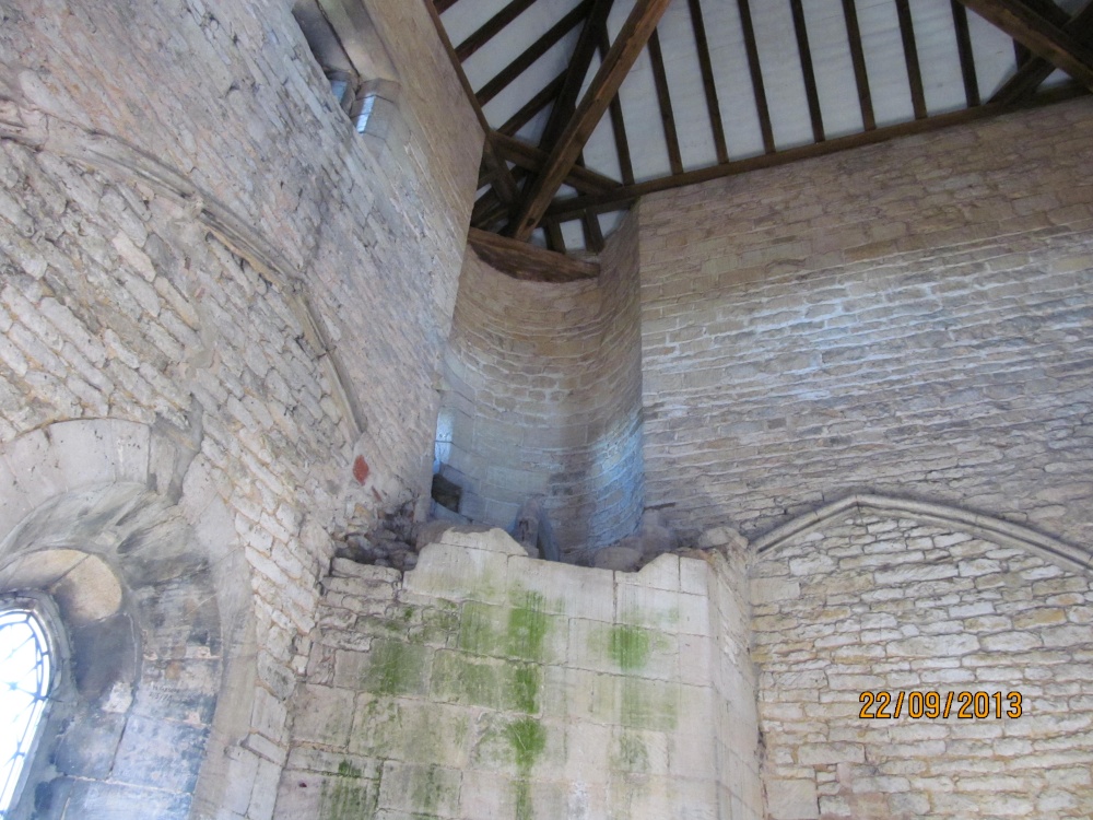 Inside Temple Bruer Sleaford Lincs