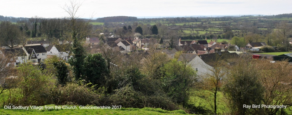 Old Sodbury Village from St John the Baptist Church, Gloucestershire 2017