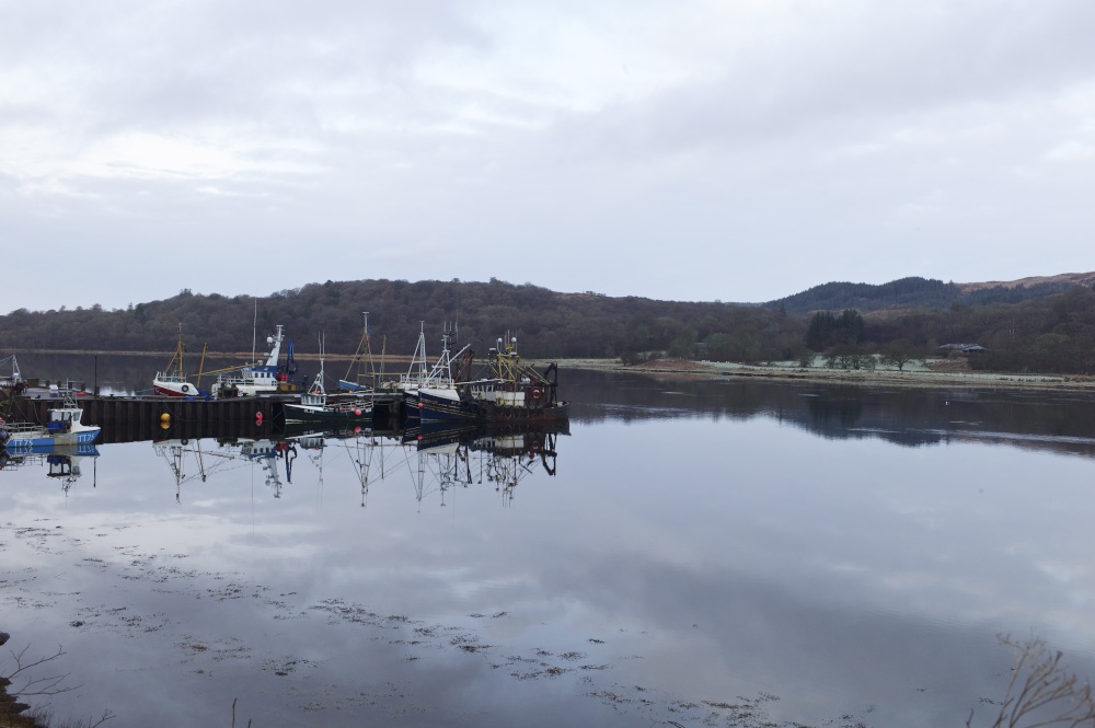 Photograph of West Pier harbour Tarbert