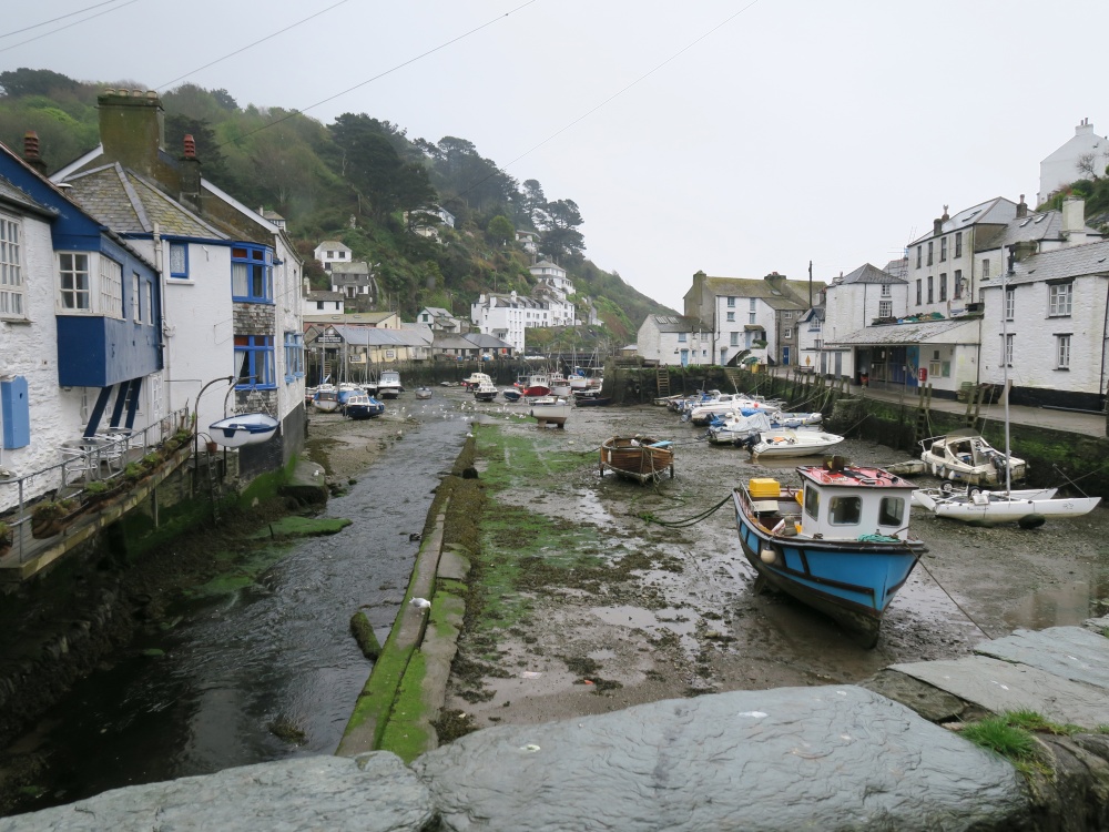 Rainy day in Polperro
