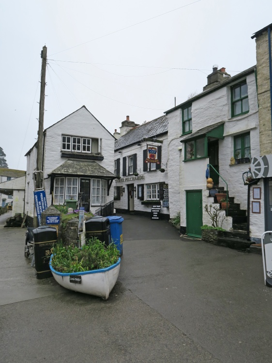 Rainy day in Polperro