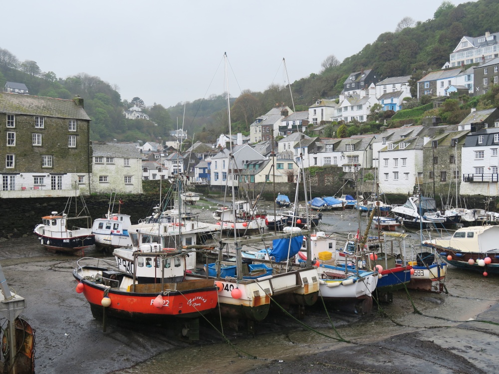 Rainy day in Polperro