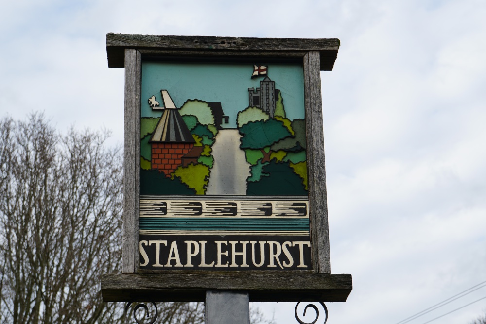 Photograph of Staplehurst Village Sign