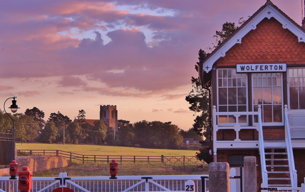 Late evening - Wolferton Restored Station