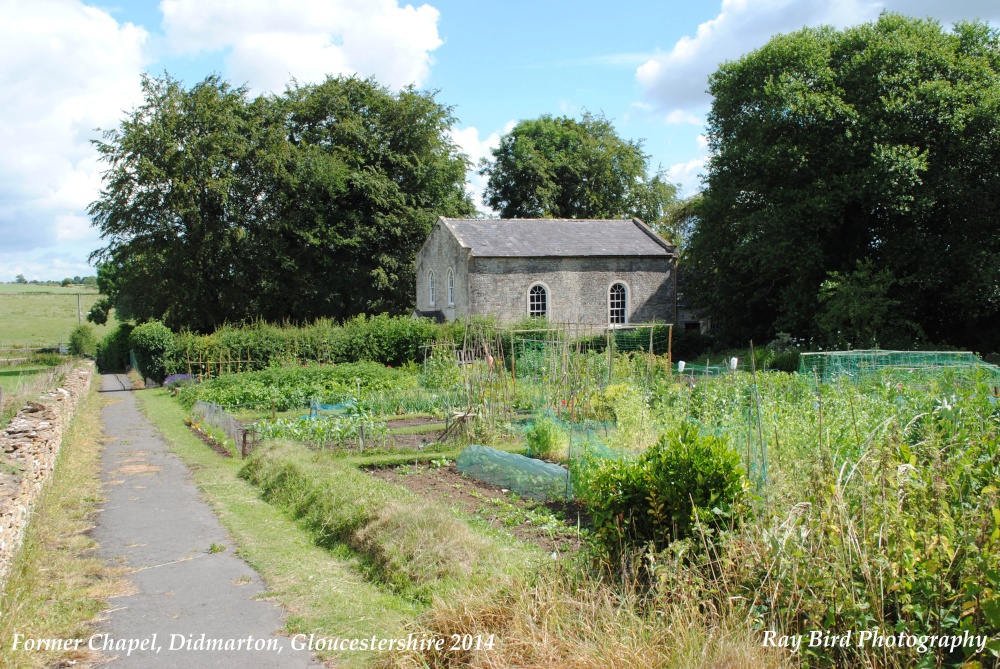 Chapel Walk Path & Chapel, Didmarton, Gloucestershire 2014