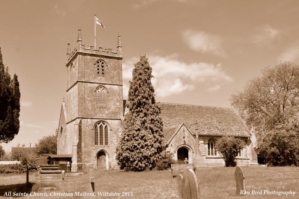 All Saints Church, Christian Malford, Wiltshire 2015