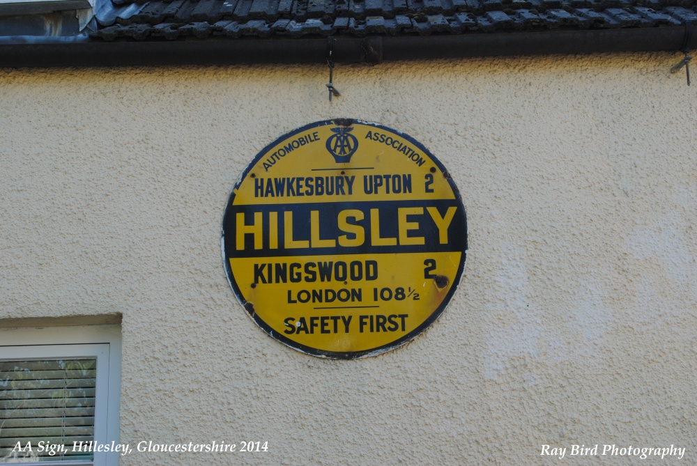 Old A.A Sign, Hillesley, Gloucestershire 2014