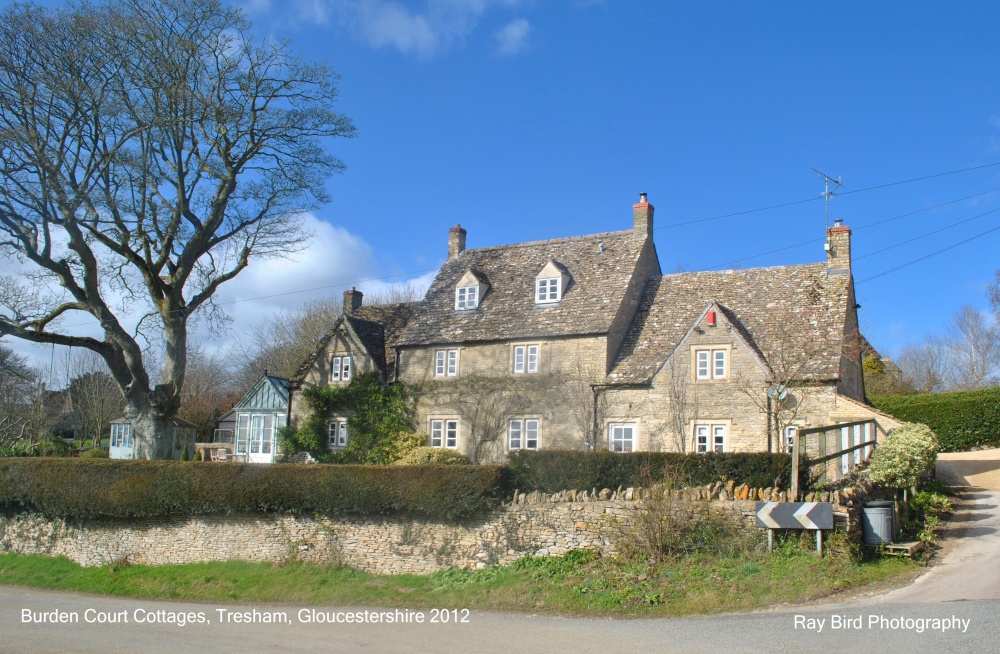 Photograph of Burden Court Cottages, Tresham, Gloucestershire 2012