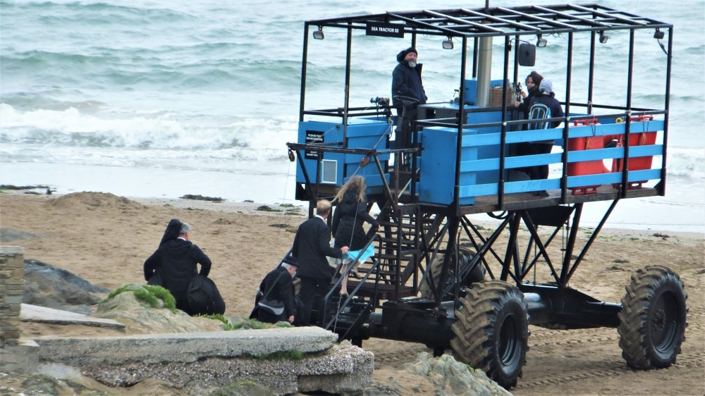 Photograph of Bigbury-on-Sea: Sea-Tractor