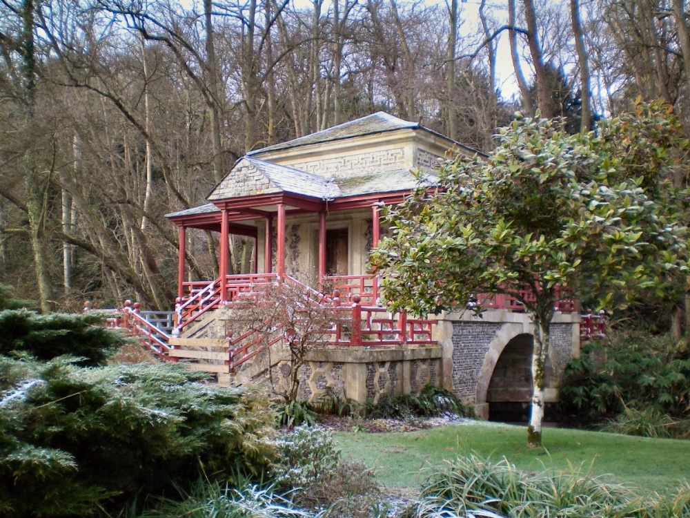 The pavilion behind Amesbury Abbey Nursing Home
