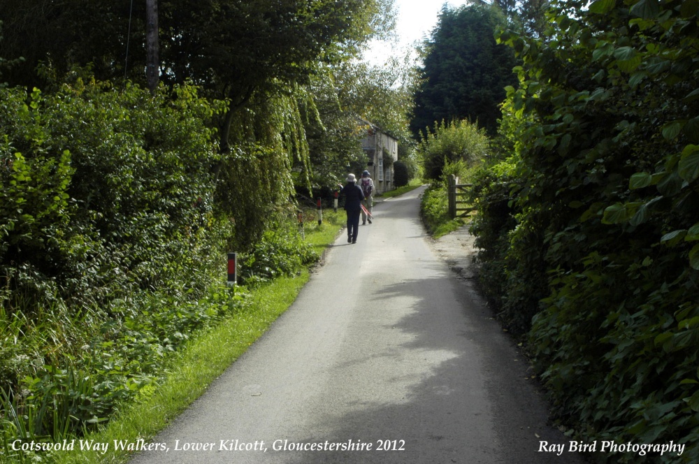 Cotswold Way Walkers, Lower Kilcott, Gloucestershire 2012