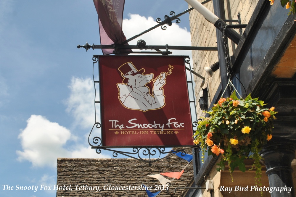 The Snooty Fox Hotel Sign, Tetbury, Gloucestershire 2015