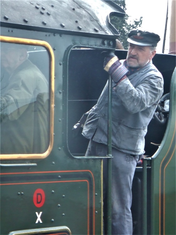 A GWR steam train at Winchcombe