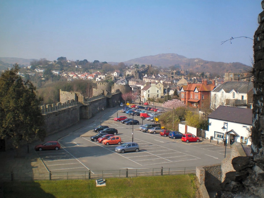 A view from Conwy Castle, Conway