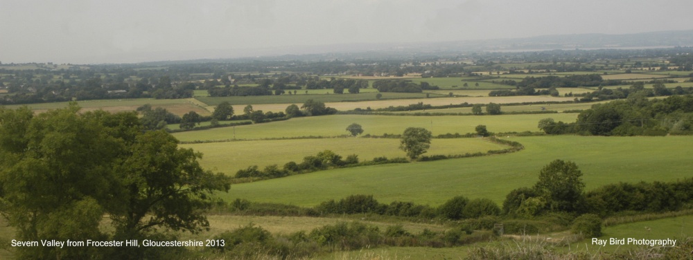 Severn Valley from Frocester Hill, Gloucestershire 2013