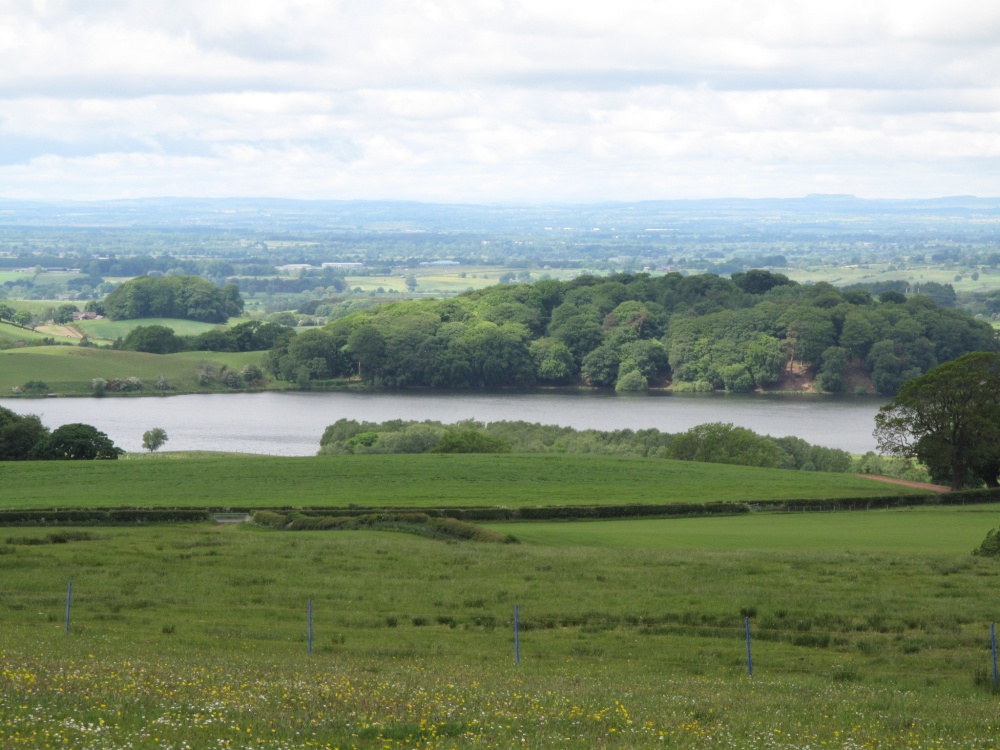 Talkin Tarn ,from above Farlam photo by Maurice Petry