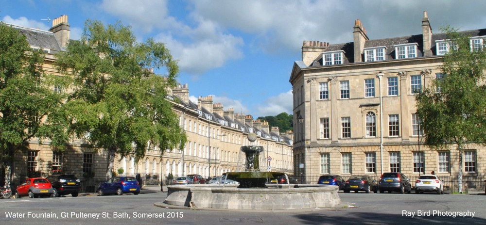 Water Fountain, Gt Pulteney St, Bath, Somerset 2015