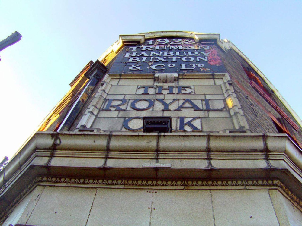The Royal Oak pub, East London, the exterior of which was used in Goodnight Sweetheart