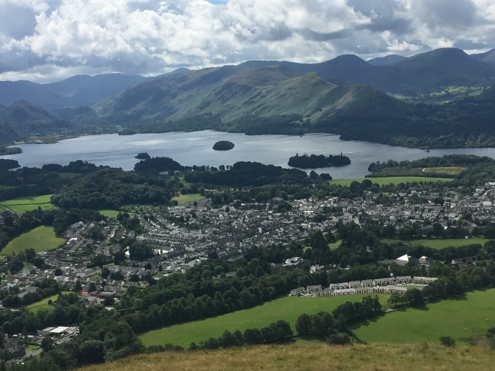 Keswick from Latrigg Fell summit