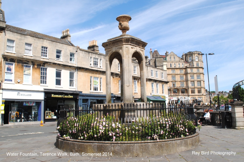 Water Fountain, Terence Walk, Bath, Somerset 2014