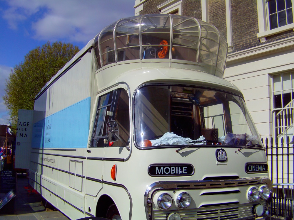 Last Remaining Mobile Cinema standing at Greenwich