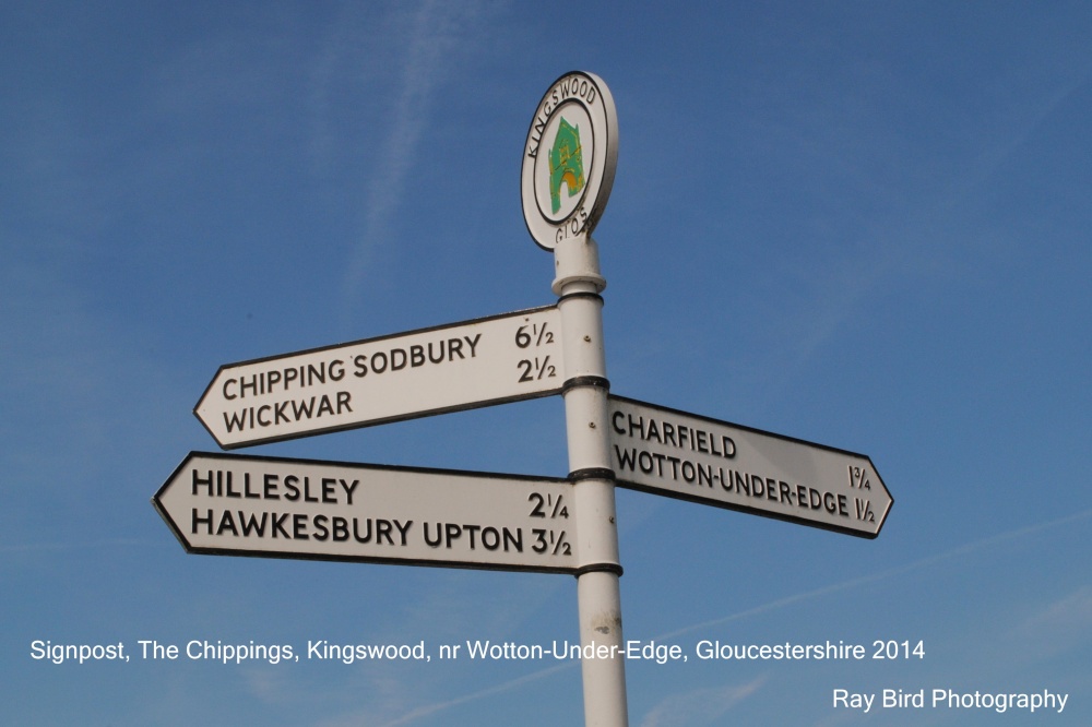 Signpost, Kingswood, nr Wotton Under Edge, Gloucestershire 2014