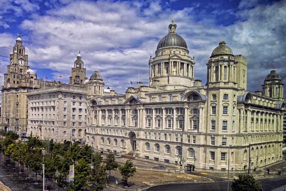 Liverpool Waterfront Buildings.