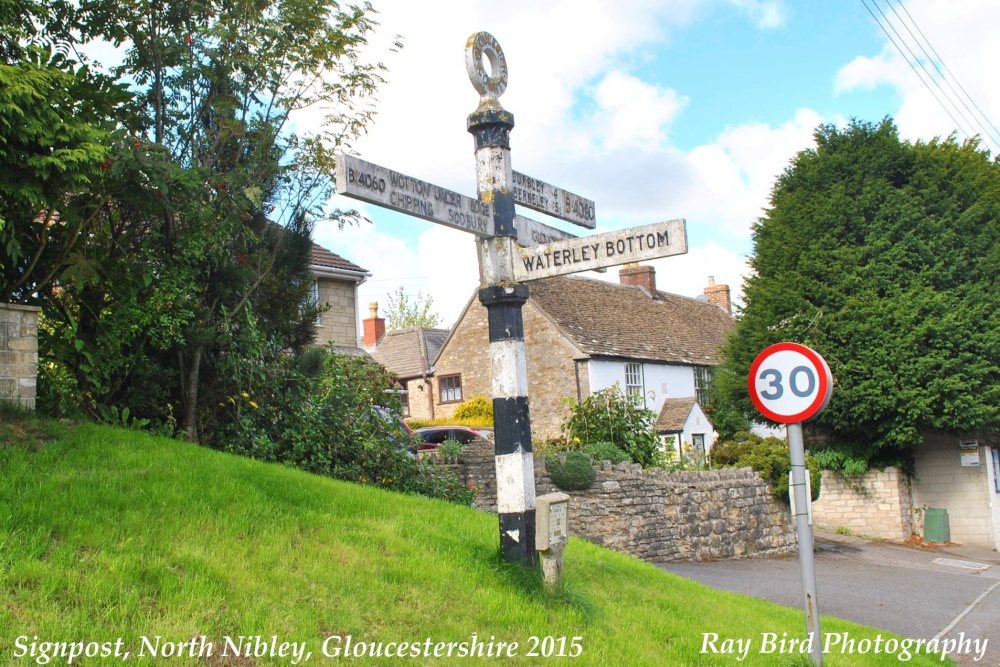 Signpost, North Nibley, Gloucestershire 2015