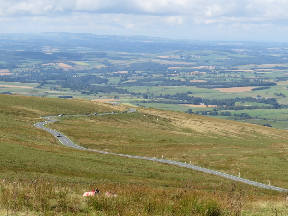 Photograph of View from Hartside Pass looking towards Penrith