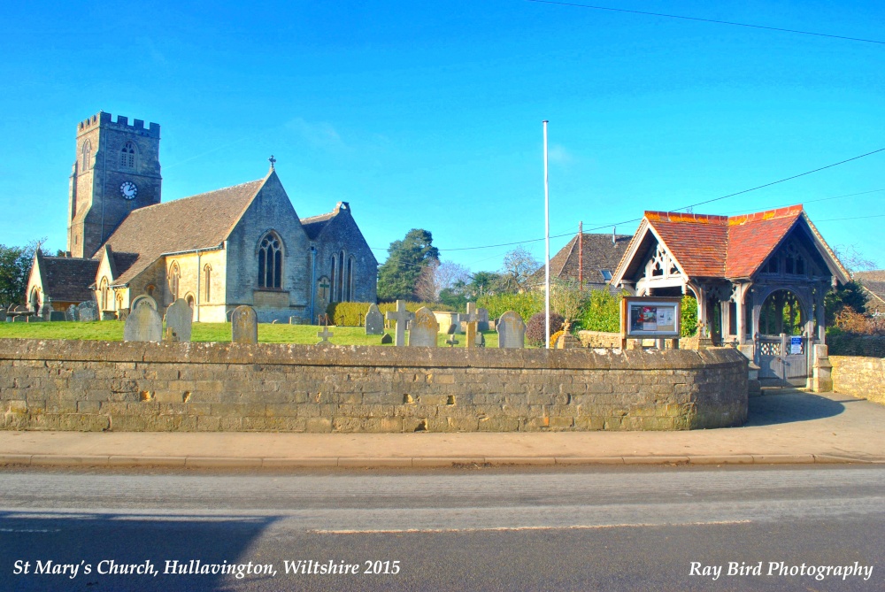 St Mary's Church & Lychgate, Hullavington, Wiltshire 2015
