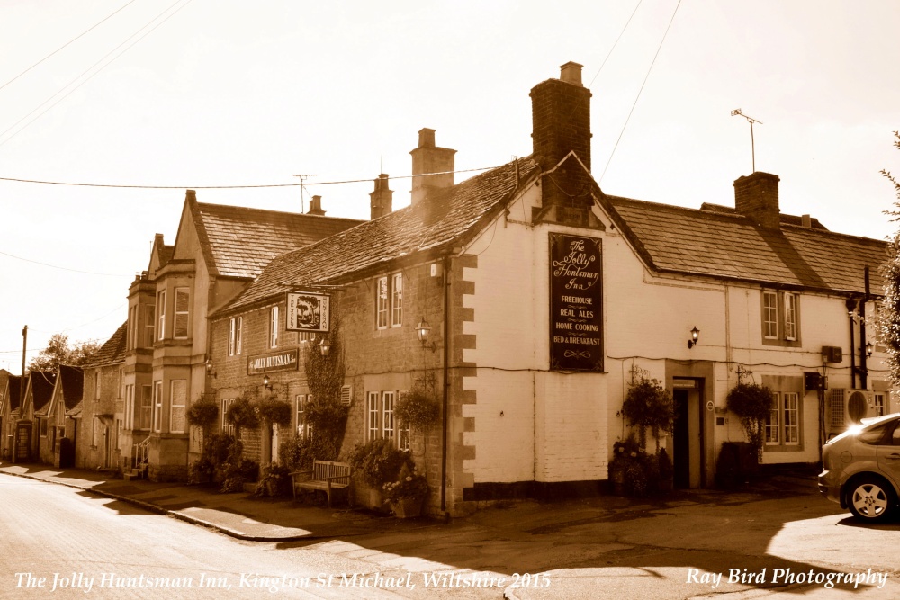 The Jolly Huntsman Pub, Kington St Michael, Wiltshire 2015