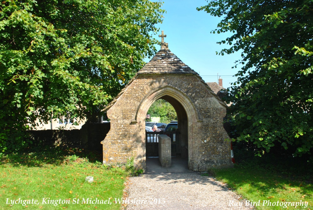 Lychgate, St Michael & All Angels Church, Kington St Michael, Wiltshire 2015