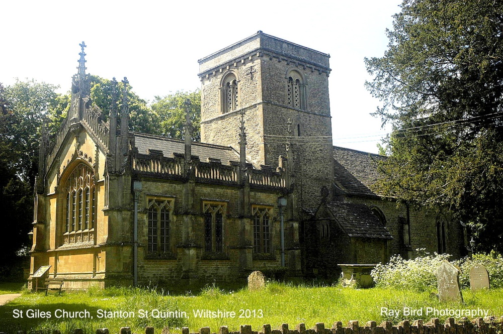 Photograph of St Giles Church, Stanton St Quintin, Wiltshire 2013