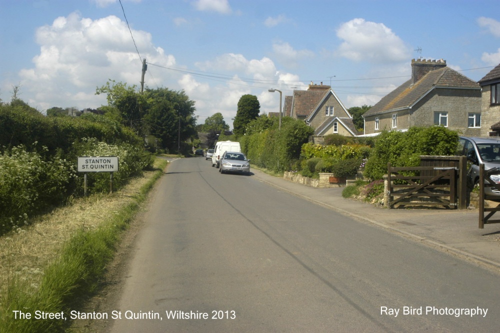 Photograph of The Street, Stanton St Quintin, Wiltshire 2013
