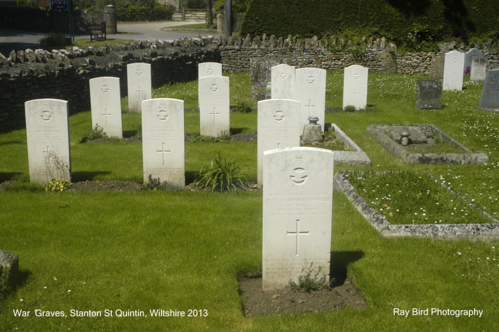 St Giles Churchyard, Stanton St Quintin, Wiltshire 2013