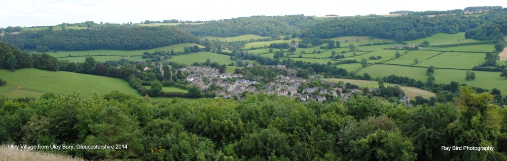 Uley Village from Uley Bury, Gloucestershire 2014