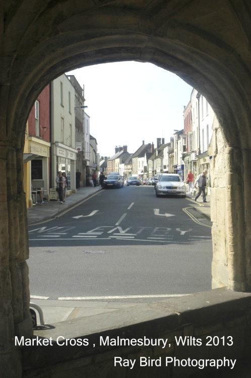 High Street from Market Cross, Malmesbury, Wiltshire 2013