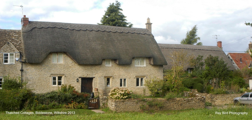Thatched Cottages, Biddestone, Wiltshire 2013