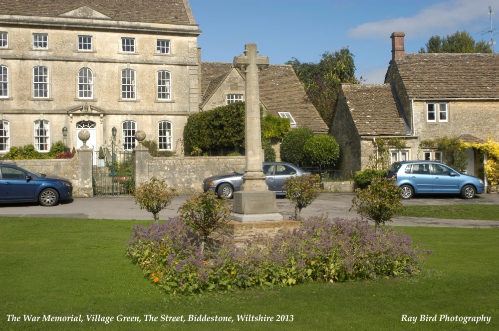 War Memorial, The Green, Biddestone, Wiltshire 2013