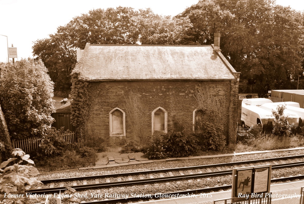 Old Railway Shed (dated 1844), Yate Railway Station, Gloucestershire 2015