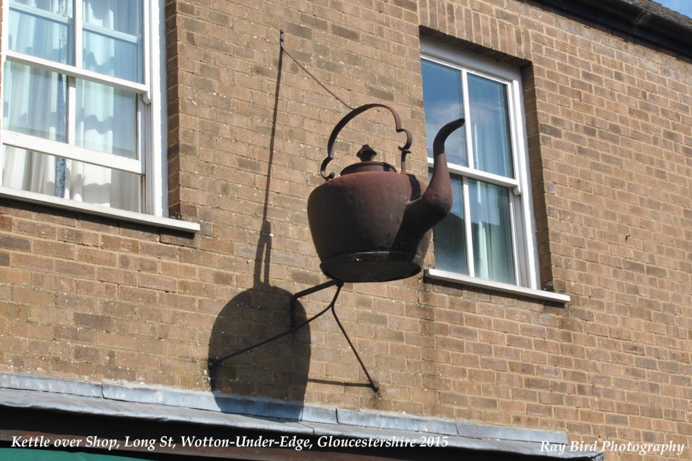 Photograph of Old Kettle over Shop, Long Street, Wotton Under Edge, Gloucestershire 2015