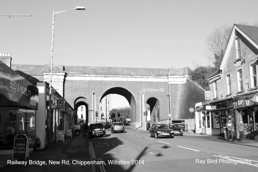 Railway Bridge, New Road, Chippenham, Wiltshire 2014